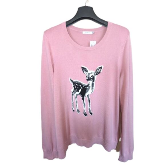 NWT Ricki's Adorable Baby Deer Sweater Size XL - Picture 1 of 4